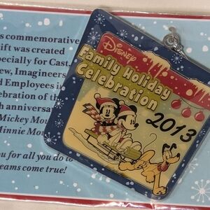 Disney Family Holiday Celebration Ornament 2013